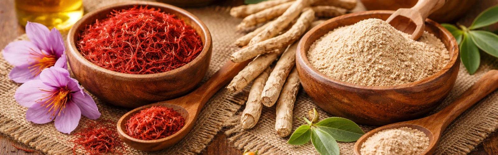  Kashmiri Saffron & Ashwagandha Help Control Acne