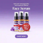 Berrg Naturals Face Serum & Moisturiser  With Ashwagandha & Kashmiri Saffron