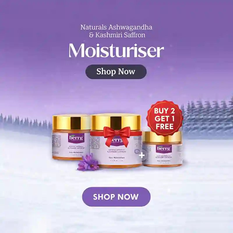 Berrg Naturals Ashwagandha and Kashmiri Saffron Face Moisturiser