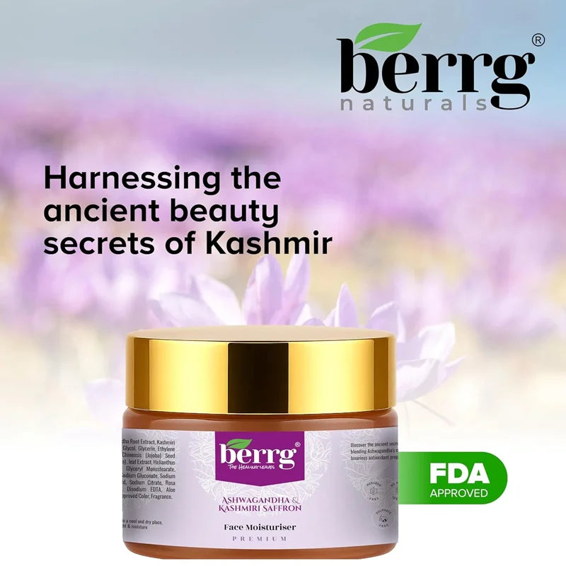 Kashmiri Saffron, Ashwagandha & Aloe Vera Moisturizer