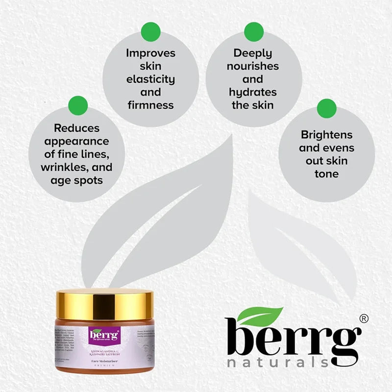 Kashmiri Saffron, Ashwagandha & Aloe Vera Moisturizer