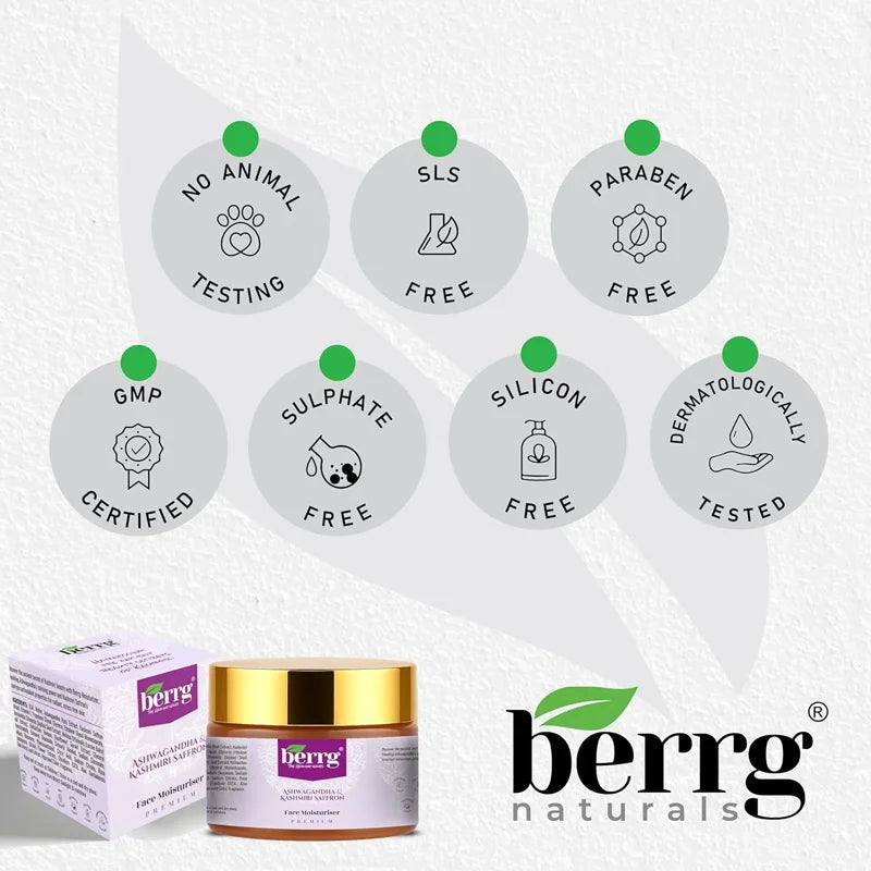 Kashmiri Saffron, Ashwagandha & Aloe Vera Moisturizer