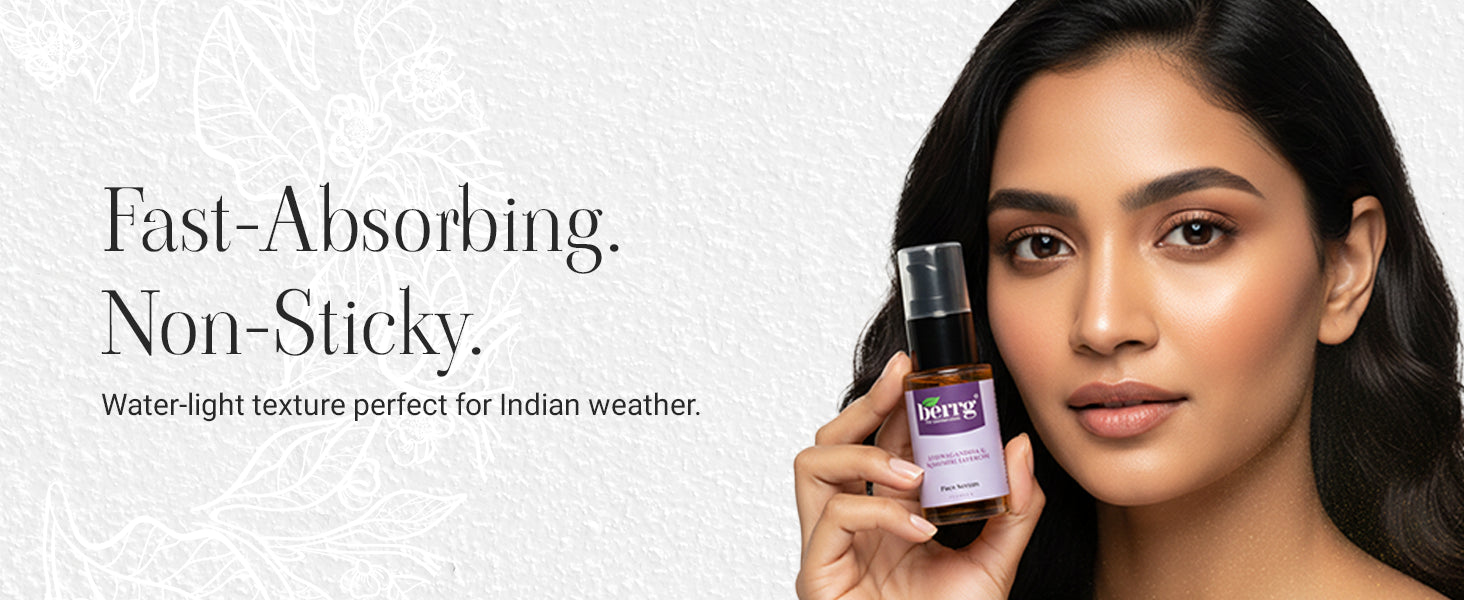 Fast absorbing non sticky face serum