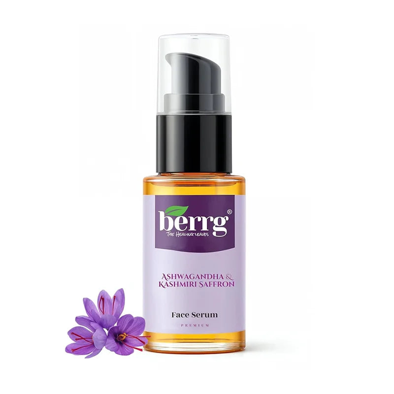 Berrg Naturals Ashwagandha and Kashmiri Saffron Face Serum