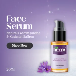 Berrg Naturals Ashwagandha & Kashmiri Saffron Face Serum